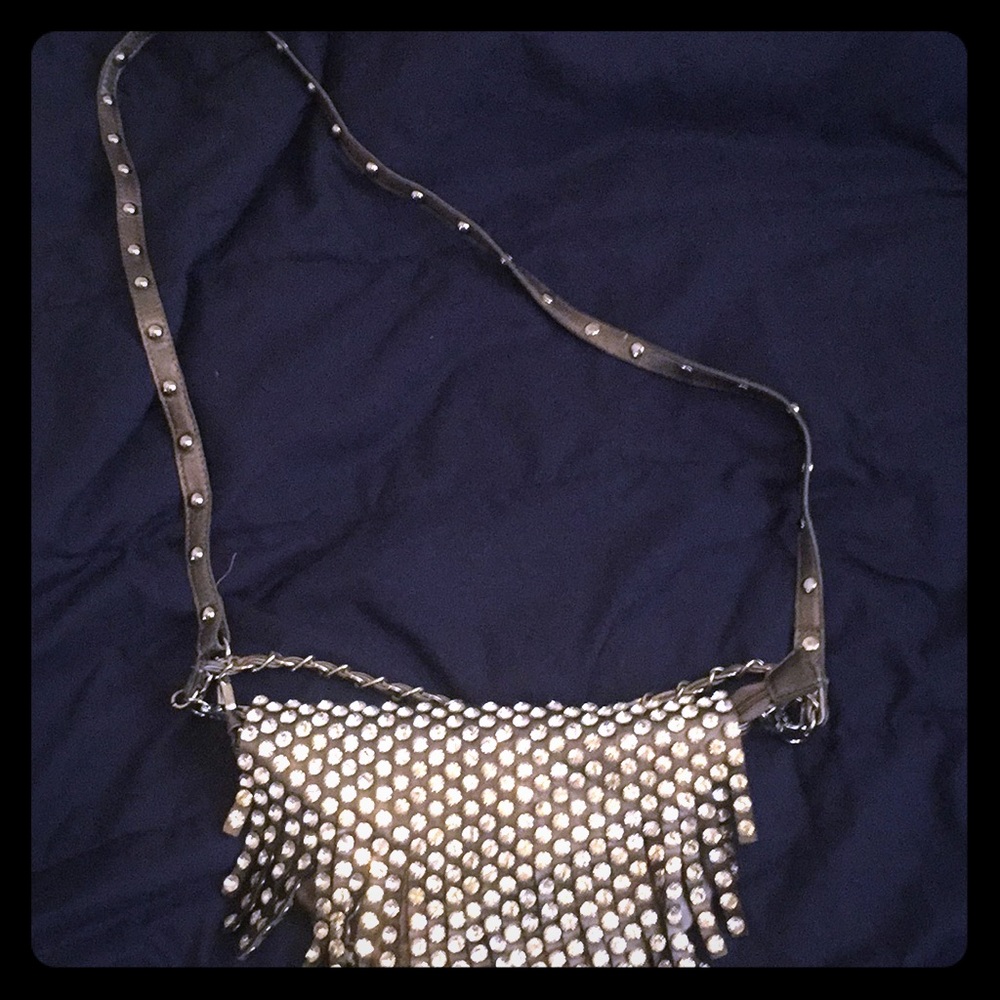 Bling bling should/wrist/hand bag